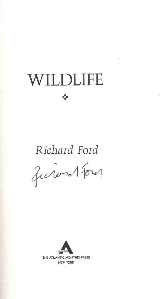 Item #000084 WILDLIFE. Richard FORD.
