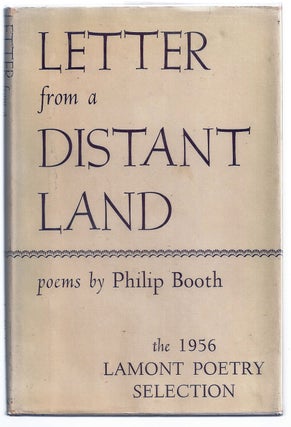 Item #000252 LETTER FROM A DISTANT LAND. Philip BOOTH