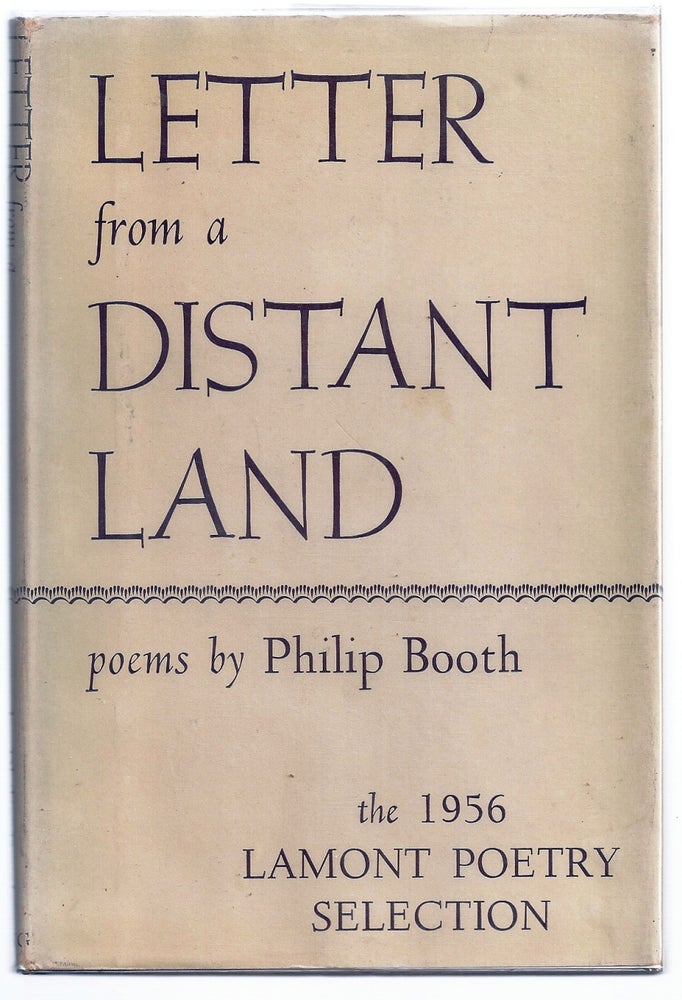 Item #000252 LETTER FROM A DISTANT LAND. Philip BOOTH.