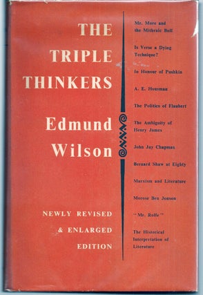 Item #000454 TRIPLE THINKERS. Edmund WILSON
