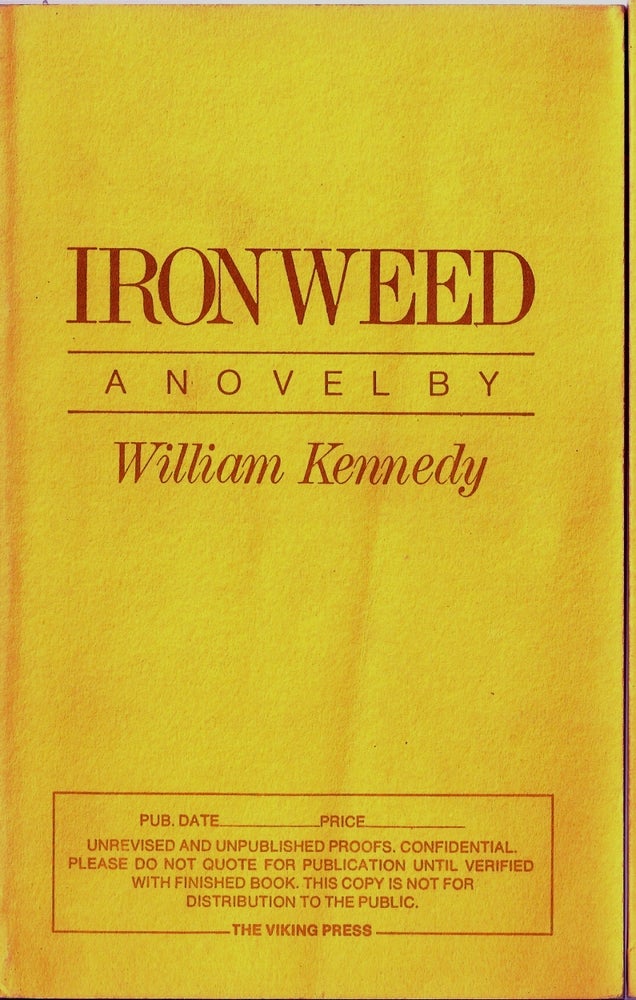 Item #000527 IRONWEED. William KENNEDY.