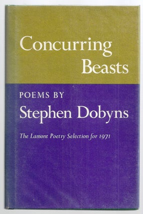 Item #000649 CONCURRING BEASTS. Stephen DOBYNS