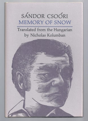 Item #000970 MEMORY OF SNOW. Sandor CSOORI