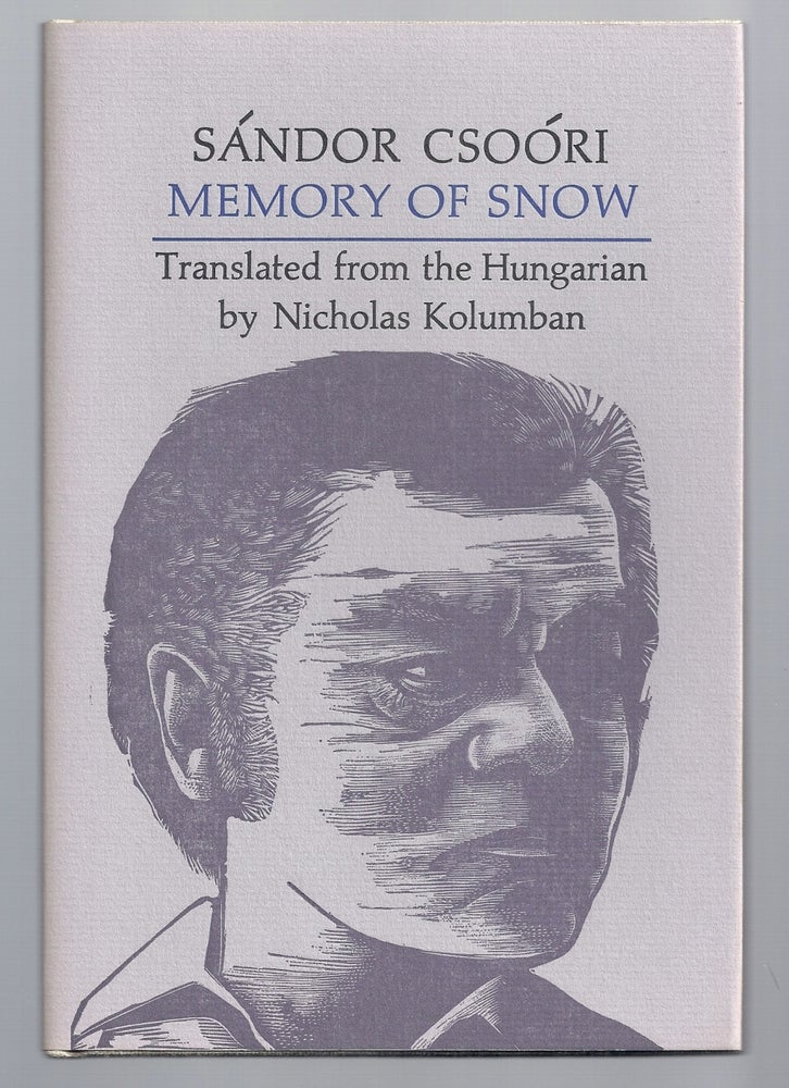 Item #000970 MEMORY OF SNOW. Sandor CSOORI.