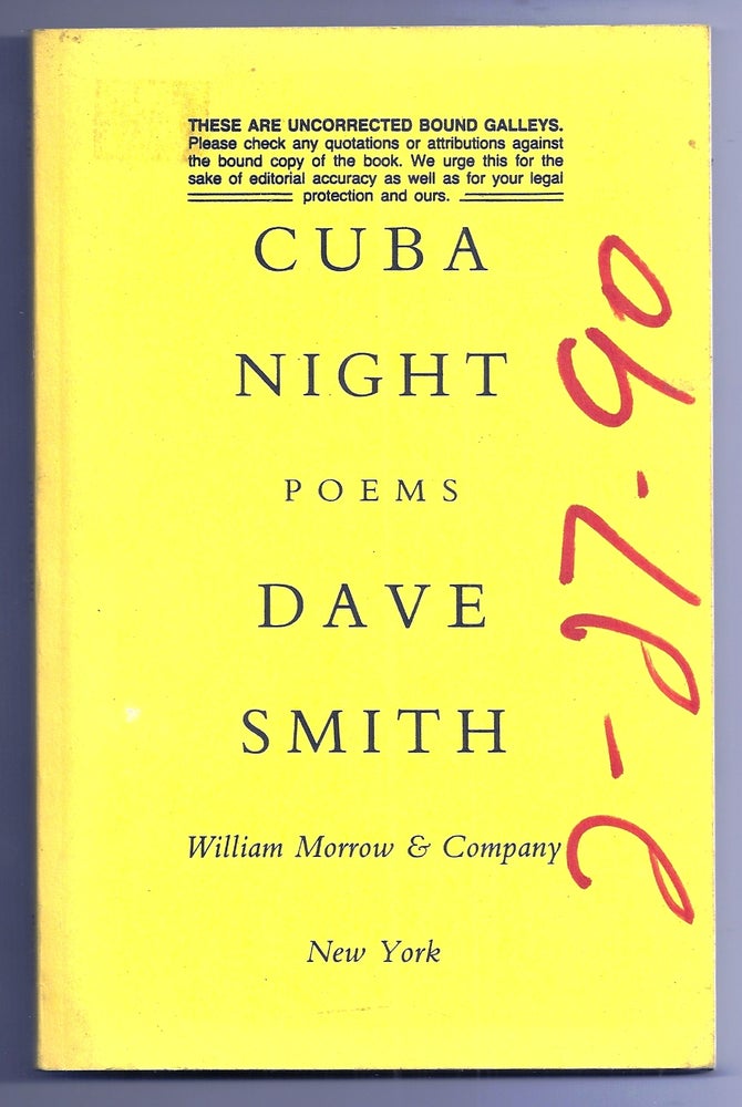 Item #002233 CUBA NIGHT. Dave SMITH.