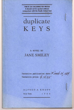 Item #004886 DUPLICATE KEYS. Jane SMILEY