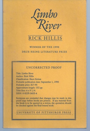Item #005133 LIMBO RIVER. Rick HILLIS