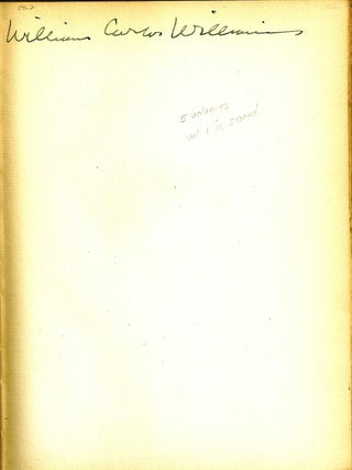 Item #005962 PATERSON (Books 1-5). William Carlos WILLIAMS