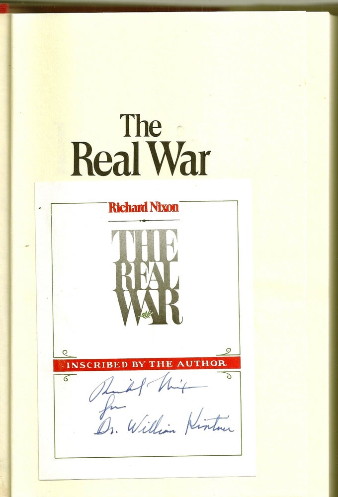 Item #007444 THE REAL WAR. Richard NIXON.
