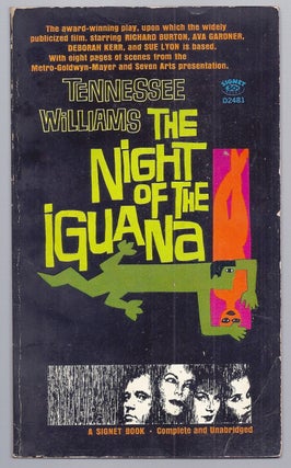 Item #007904 THE NIGHT OF THE IGUANA. Tennessee WILLIAMS