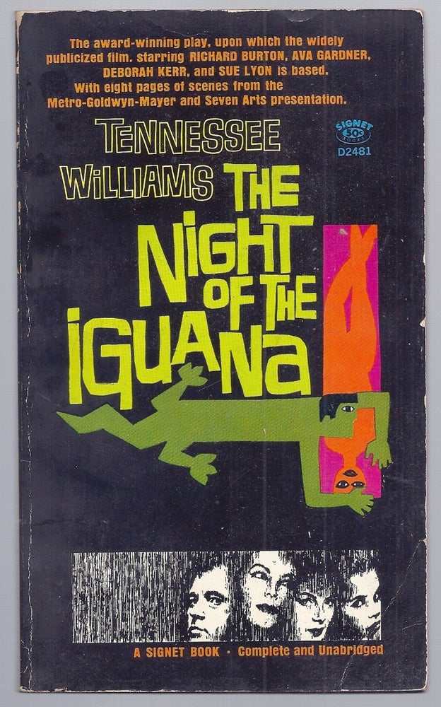 Item #007904 THE NIGHT OF THE IGUANA. Tennessee WILLIAMS.