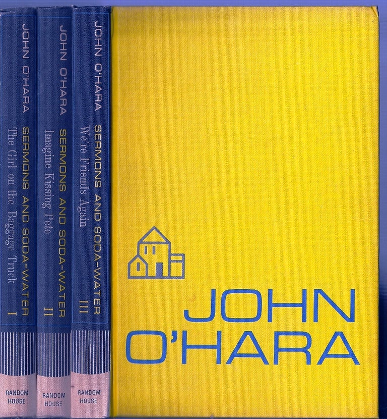 Item #008016 SERMONS AND SODA-WATER. John O'HARA.