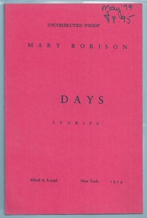 Item #008584 DAYS. Mary ROBISON