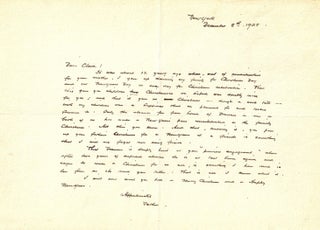 Item #012064 AUTOGRAPH LETTER SIGNED (ALS) TO HIS DAUGHTER. Rockwell KENT