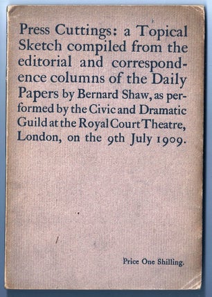 Item #013057 PRESS CUTTINGS: A TOPICAL SKETCH COMPILED FROM THE EDITORIAL AND CORRESPONDENCE...