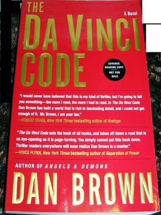 Item #013283 THE DA VINCI CODE. Dan BROWN