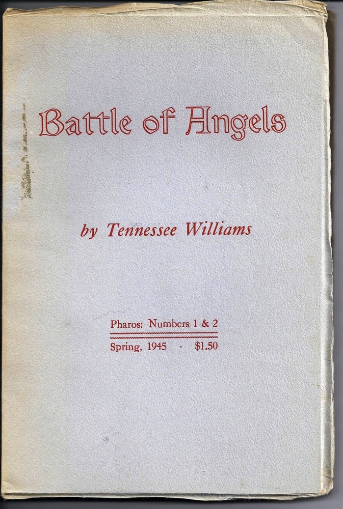 Item #013694 BATTLE OF ANGELS. Tennessee WILLIAMS.