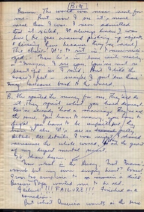 Item #013988 THE LAST ANALYSIS. HOLOGRAPH MANUSCRIPT OF SAUL BELLOW'S ONLY PLAY. Saul BELLOW