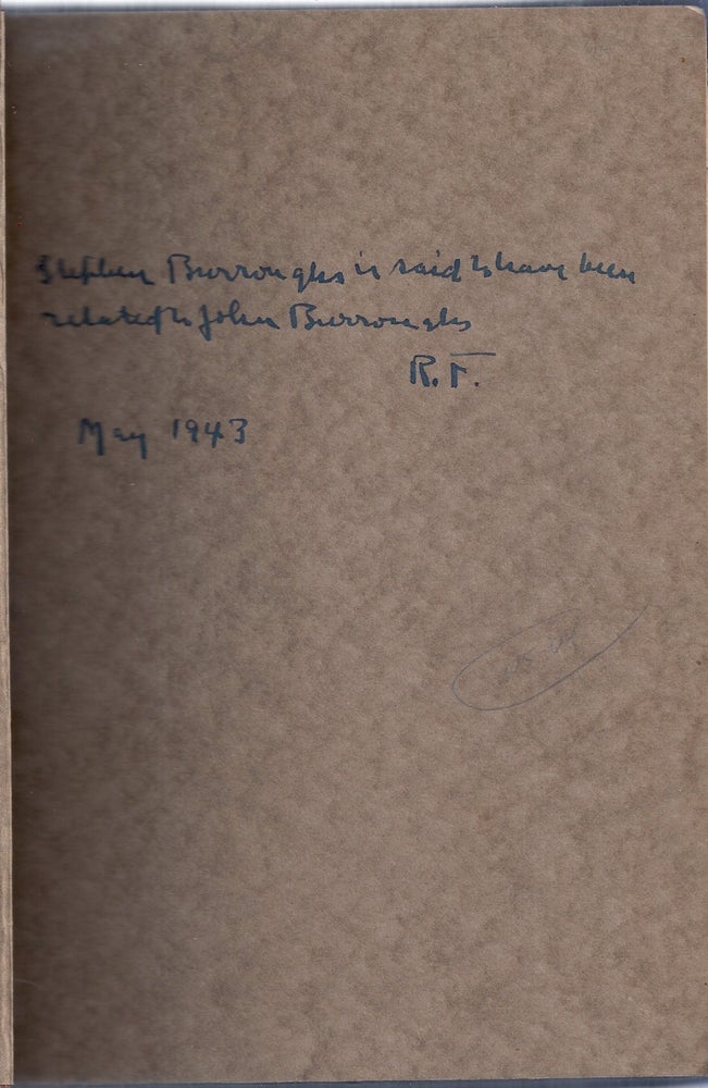 Item #015085 MEMOIRS OF THE NOTORIOUS STEPHEN BURROUGHS OF NEW HAMPSHIRE. Robert FROST, Stephen BURROUGHS.