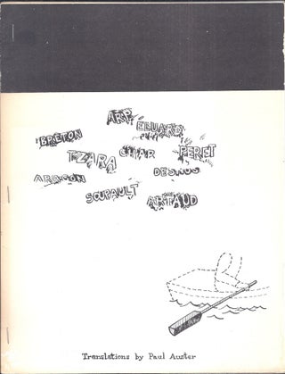 Item #015259 A LITTLE ANTHOLOGY OF SURREALIST POEMS. Paul AUSTER