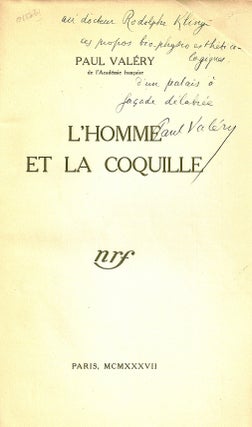 Item #015261 L'HOMME ET LA COQUILLE. Paul VALERY