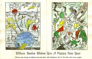 Item #015468 ARCHIVE of 24 Christmas and New Year Greeting Cards. William BEEBE, Elswyth THANE