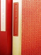 Item #015549 THE RENAISSANCE. STUDIES IN ART AND POETRY. Walter PATER