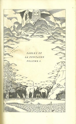 Item #015597 THE FABLES OF JEAN De LA FONTAINE. Jean De LA FONTAINE
