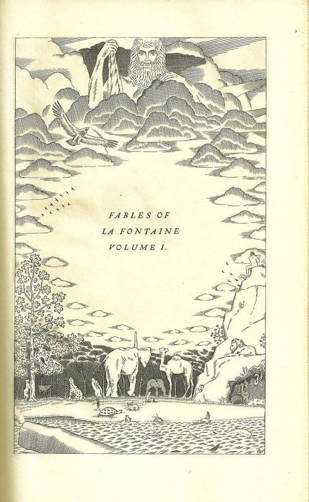 Item #015597 THE FABLES OF JEAN De LA FONTAINE. Jean De LA FONTAINE.