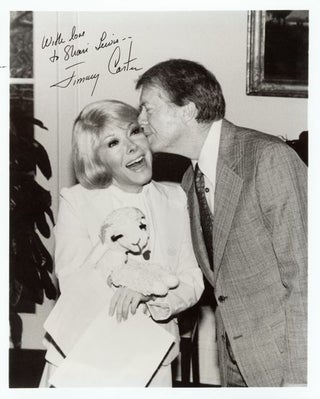 Item #015989 SIGNED PHOTOGRAPH Inscribed to Shari Lewis. Jimmy CARTER