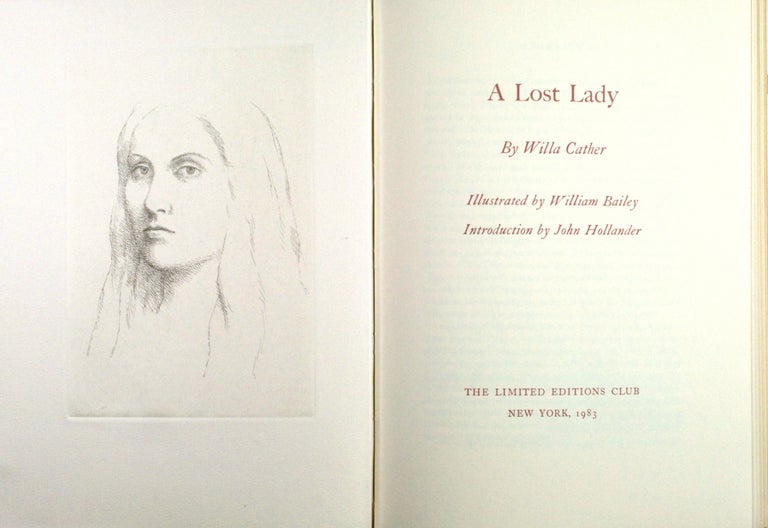 Item #016127 A LOST LADY. Willa CATHER.