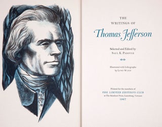 Item #016588 THE WRITINGS OF THOMAS JEFFERSON. Thomas JEFFERSON
