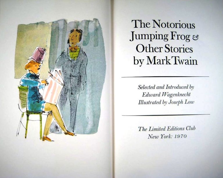 Item #016984 THE NOTORIOUS JUMPING FROG AND OTHER STORIES. Mark TWAIN, Samuel CLEMENS.