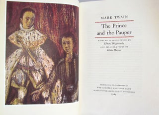 Item #016996 THE PRINCE AND THE PAUPER. Mark TWAIN, Samuel CLEMENS