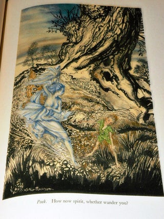 Item #017235 A MIDSUMMER NIGHT'S DREAM from THE PLAYS OF WILLIAM SHAKESPEARE. Arthur RACKHAM,...