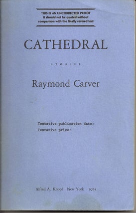 Item #017433 CATHEDRAL. Raymond CARVER