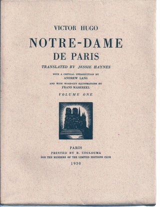 NOTRE-DAME DE PARIS. Victor HUGO.