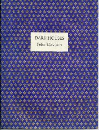 Item #018045 DARK HOUSES. Peter DAVISON