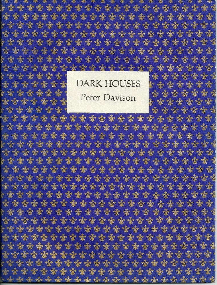 Item #018045 DARK HOUSES. Peter DAVISON.