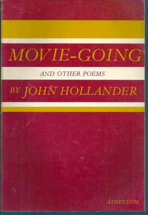 Item #018060 MOVIE-GOING AND OTHER POEMS. John HOLLANDER