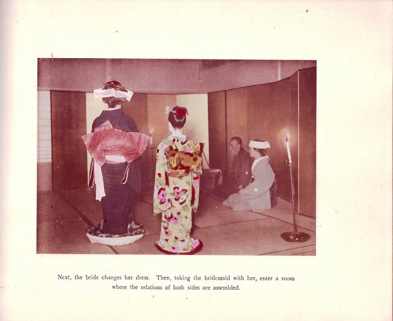 Item #018530 THE CEREMONIES OF A JAPANESE MARRIAGE. JAPAN.