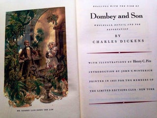 Item #018566 DEALINGS WITH THE FIRM OF DOMBEY AND SON. WHOLESALE, RETAIL, AND FOR EXPORTATION....