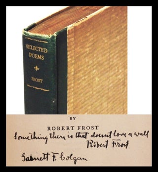 Item #018638 SELECTED POEMS. Robert FROST