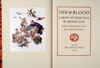 Item #018946 INK & BLOOD. A BOOK OF DRAWINGS. Arthur SZYK