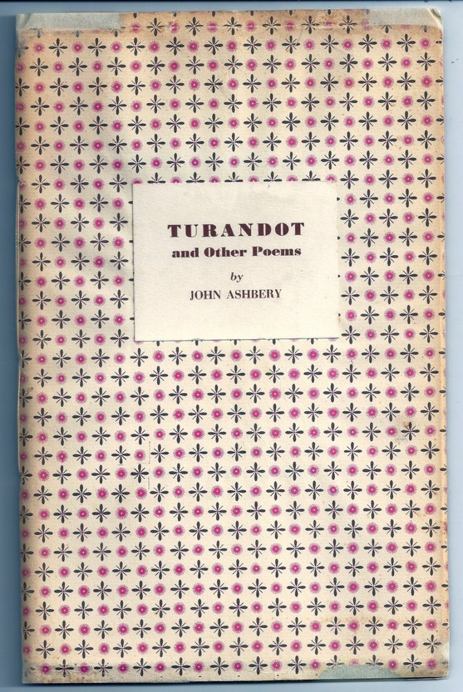 Item #019023 TURANDOT AND OTHER POEMS. John ASHBERY.