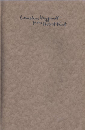 Item #019046 MEMOIRS OF THE NOTORIOUS STEPHEN BURROUGHS OF NEW HAMPSHIRE. Robert FROST, Stephen...