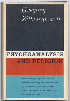 Item #019104 PSYCHOANALYSIS AND RELIGION. Eleanor ROOSEVELT, Gregory ZILBOORG