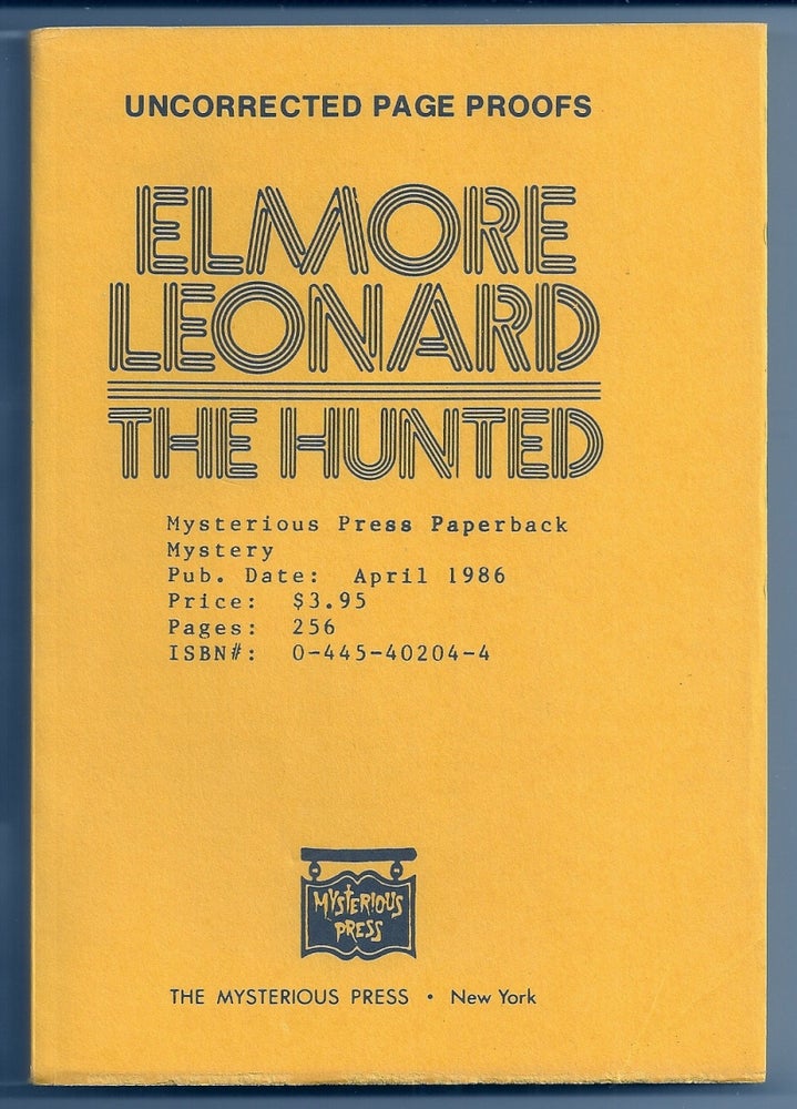 Item #019107 THE HUNTED. Elmore LEONARD.