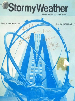 Item #019213 STORMY WEATHER. Harold ARLEN, Ted KOEHLER