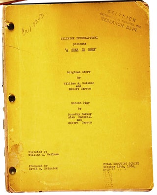 Item #019214 A STAR IS BORN ARCHIVE: The Director's Copy of the Original 1936 Script as well as...